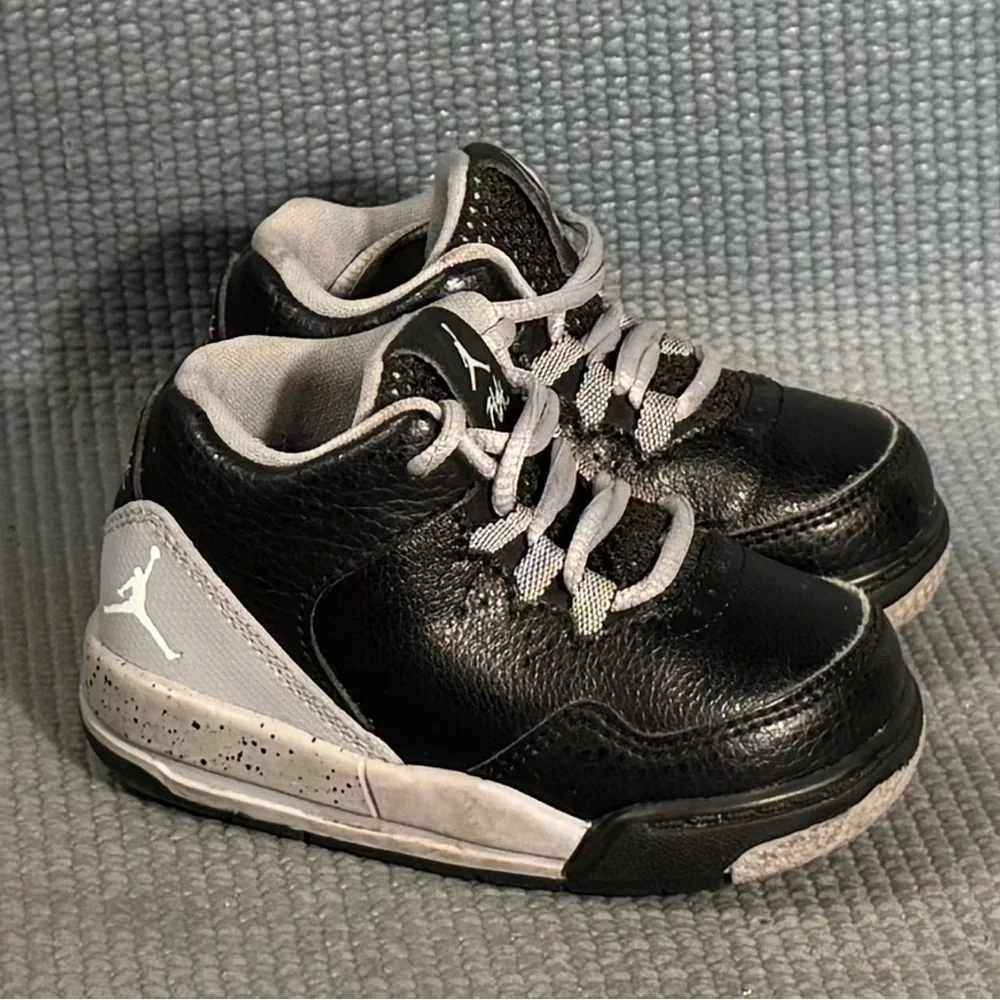 Nike Air Jordan Flight Origin‎ 2 Black Gray Shoes Toddler Size 5C